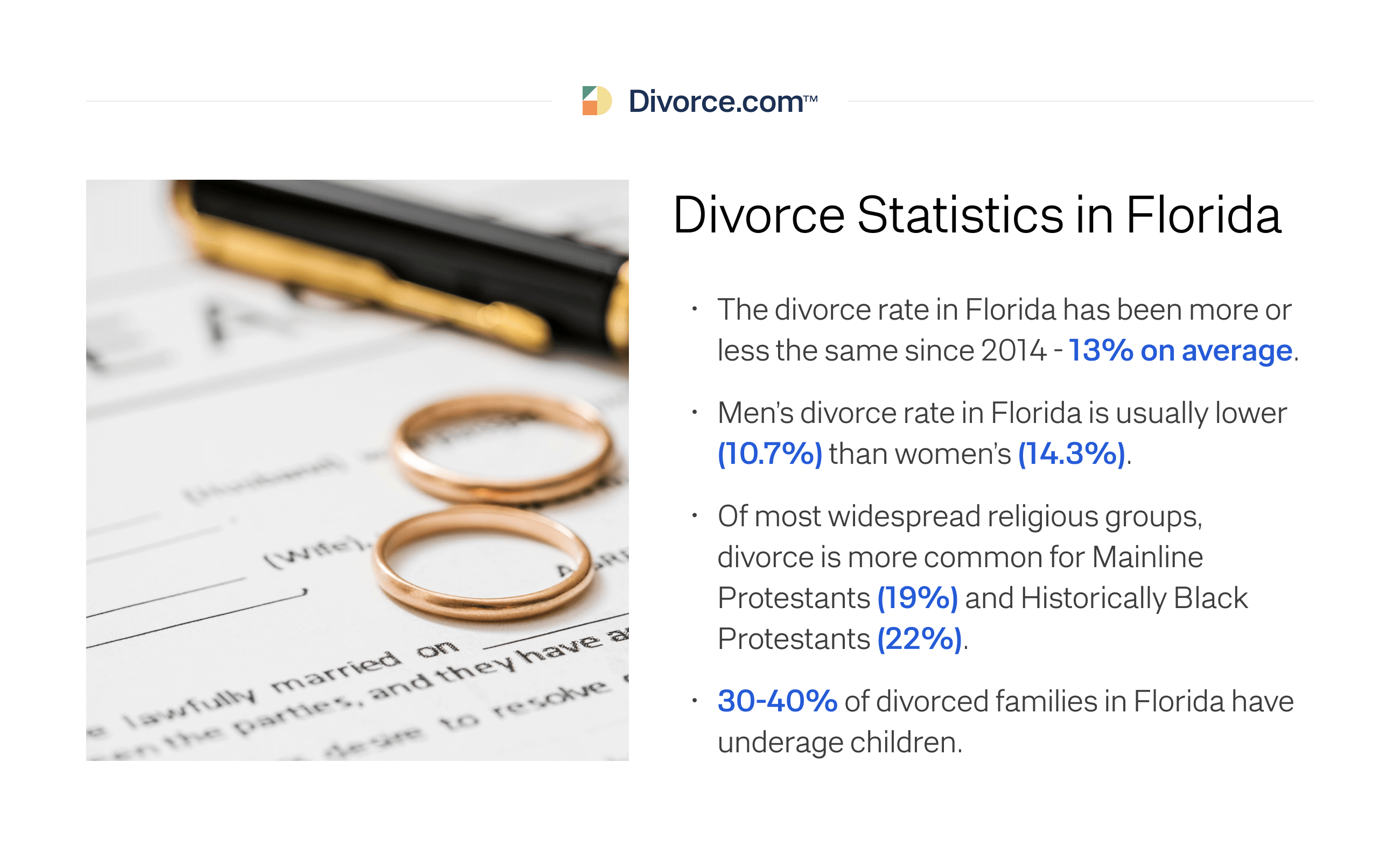 Divorce Statistics in Florida